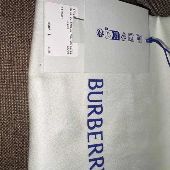 Burberry Black Leather Chain Bag - Picture 6 of 7